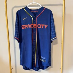 Houston Astros Jose Altuve Nike Navy City Connect Limited Player Jersey NWOT